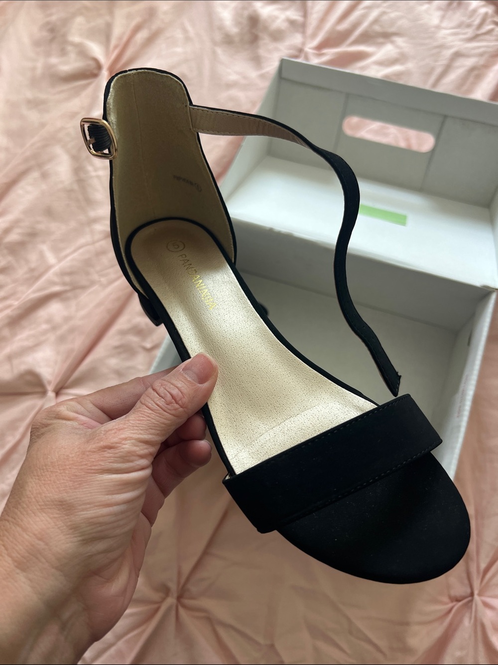 Women's Black Ankle-Strap Dress Sandal